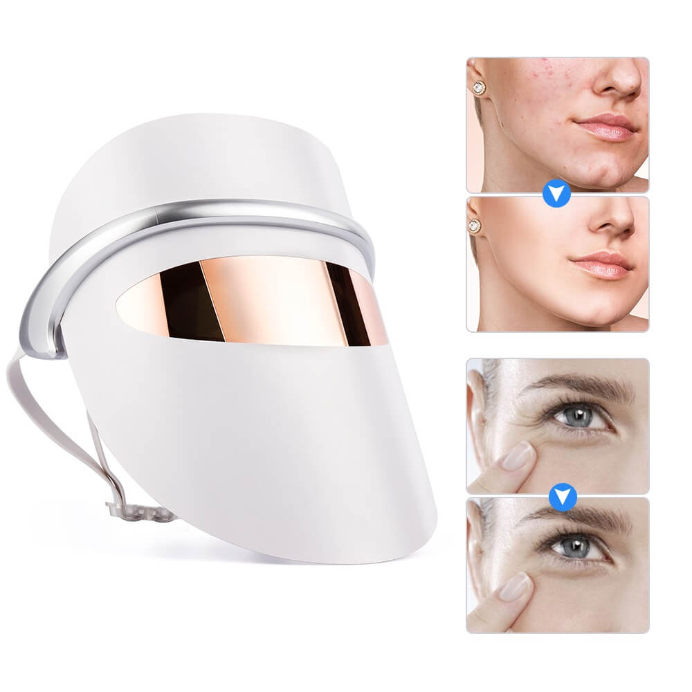 Facial LED Mask Photon Therapy Beauty Device anti acne