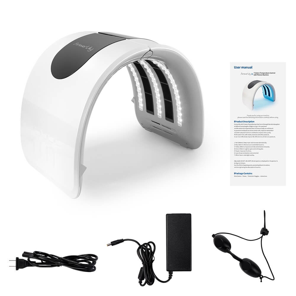 Heating SPA PDT 7 Color LED Light Therapy package