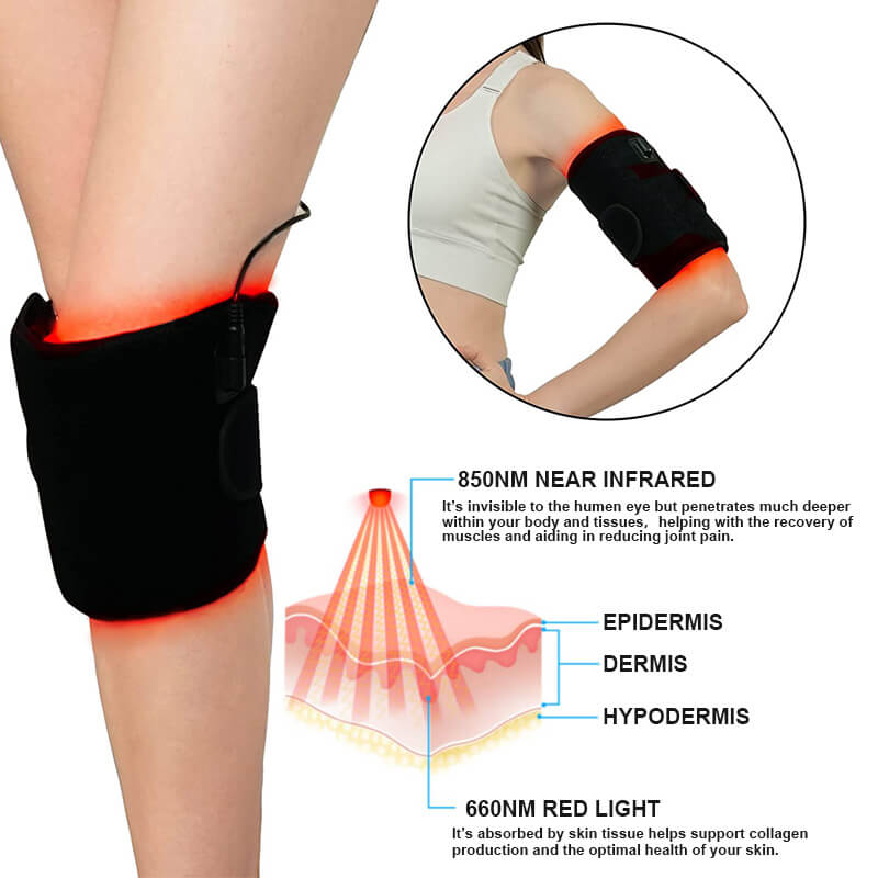 Infrared Red Light Therapy Arm Belt wavelength