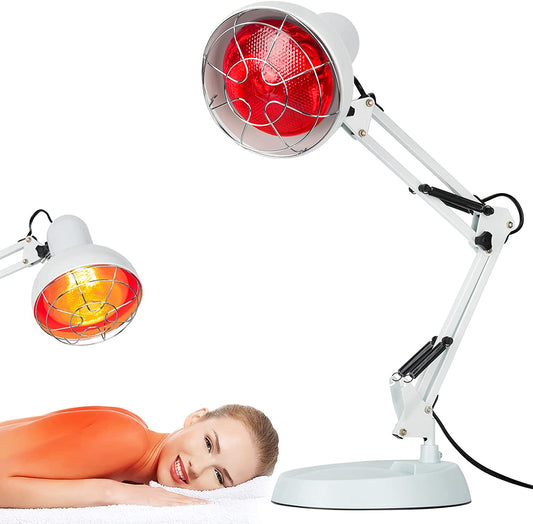 Infrared Red Light Therapy Lamp at home