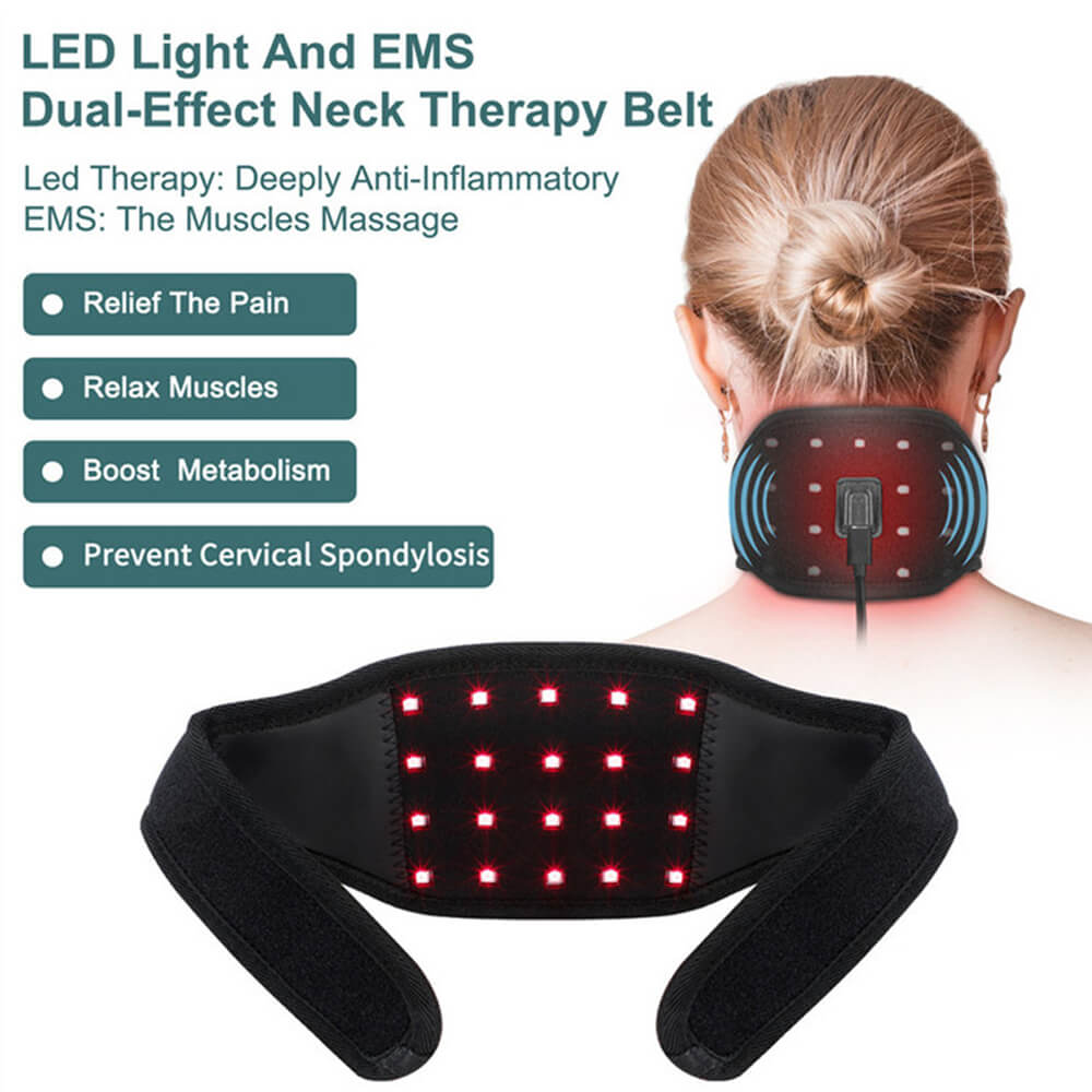 LED Red Light Therapy Neck band infrared neck pad