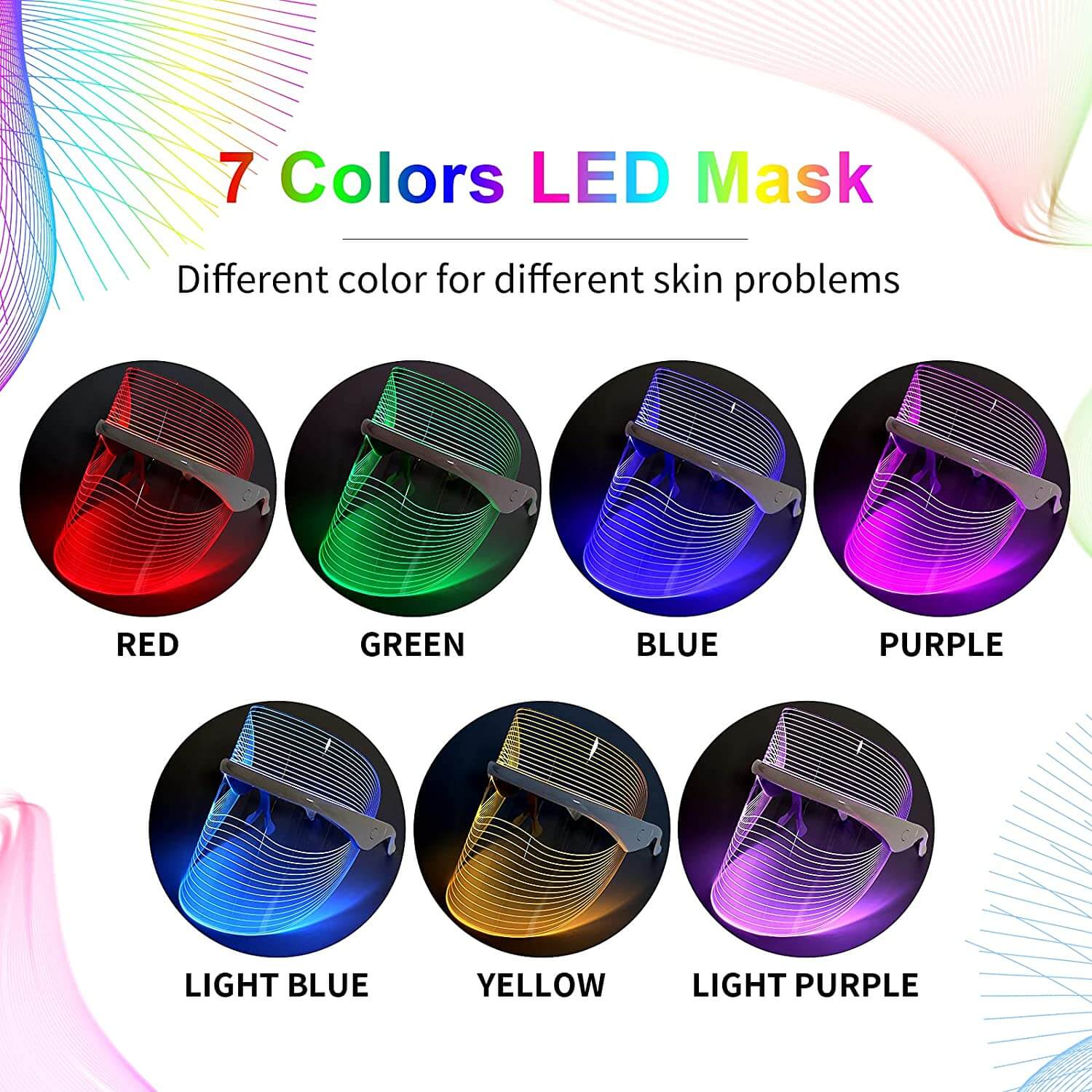 Photon LED Light Facial Mask Anti-Aging