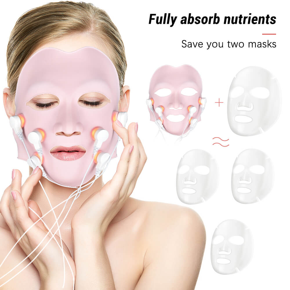 Red LED Light Photon Therapy Soft Gel Mask