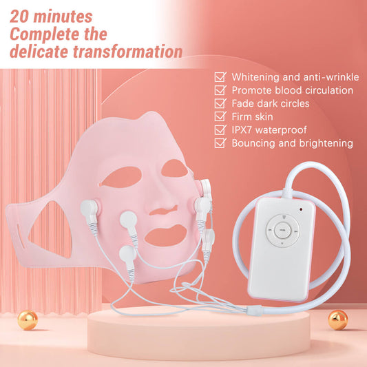 Red LED Light Photon Therapy Soft Gel Mask