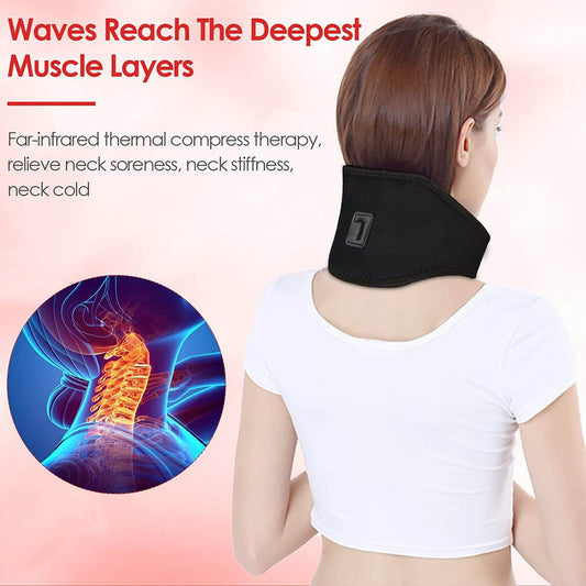   how LED Red Light Therapy Neckband infrared neck pad work