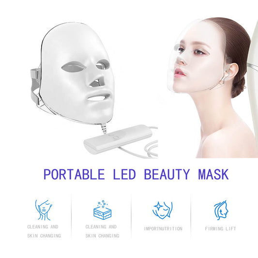 how Led Mask Photon Electric light Facial Mask works